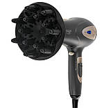 Новий фен для волосся з функцією іонізації Adler AD2248 Grey Champane з Європи з гарантією, фото 3