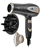 Новий фен для волосся з функцією іонізації Adler AD2248 Grey Champane з Європи з гарантією, фото 2