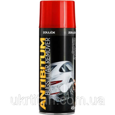 Оригінал! Автомобільний очисник Zollex бітума та слідів комах 450мл (2835324) - Вища Якість!, фото 1