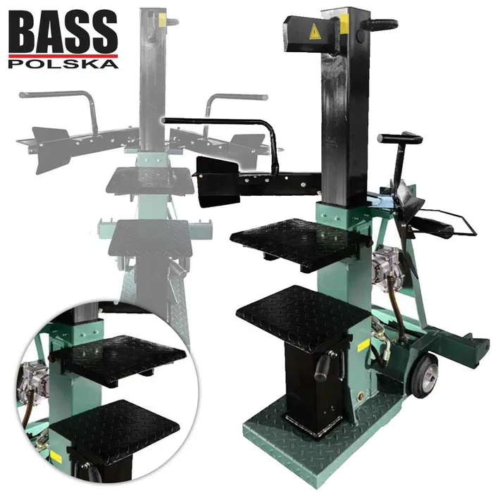 Мобільний гідравлічний дровокол Bass Polska BP-15T PTO 15 т для трактора Колун дров Дровокол з карданом, фото 1