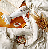 Новий фен для волосся з функцією іонізації Adler AD2248 White Champane з Європи з гарантією, фото 4