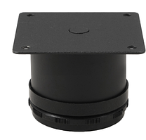 Ніжка меблева регульована H 50 mm D 50 чорна