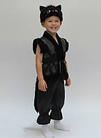 Карнавальний костюм для хлопчика "Чорний котик".
