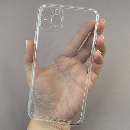 Чохол Apple iPhone 11 Pro Max силіконовий чохол на телефон айфон 11 про макс прозорий nsp, фото 1