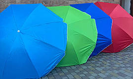 Торгівельна парасоля 1.6м 1.8м 2м 2.5м 3м 3.5м 2х2 3х2 3.5х2.5, фото 2