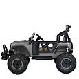 Електромобіль двомісний дитячий Jeep Rubicon 4X4 (сірий колір), фото 5
