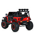 Електромобіль двомісний дитячий Jeep Rubicon 4X4 (червоний колір), фото 10