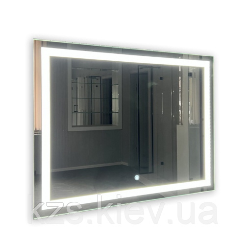 Дзеркало з LED підсвічуванням та сенсорним вимикачем 700 х 900 мм., фото 1