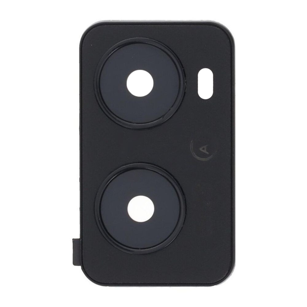 Скло камери Oppo A96 з рамкою чорного кольору, фото 1