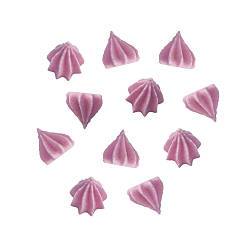 Цукрова прикраса для кондитерських воробів "Мікро безе" Лавандове