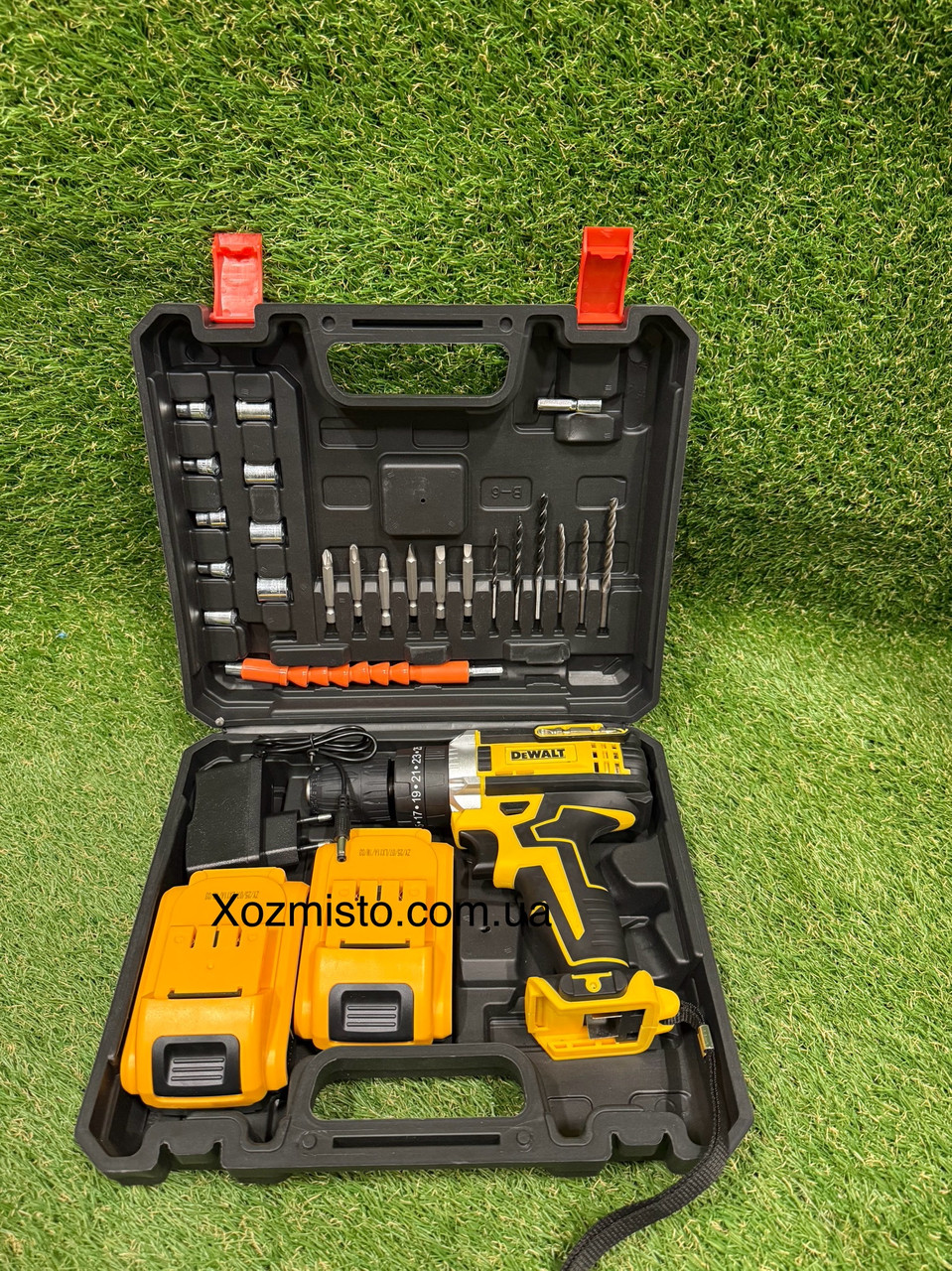 Шурупокрут ударний DeWalt 48 V 6.0 AH з набором інструментів/Акумуляторний шурупокрут DeWalt 48 В, фото 1