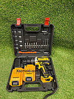 Шурупокрут ударний DeWalt 48 V 6.0 AH з набором інструментів/Акумуляторний шурупокрут DeWalt 48 В