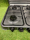 Газова плита 4-комфоркова + Баллон 8 л + редуктор зі шлангом + пальник у подарунок, фото 8