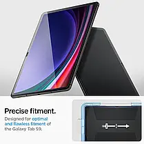 Захисне скло Spigen для Galaxy TAB S9/ S9 FE/ S10 FE/ S10 Lite (1 шт) EZ FIT (AGL07000), фото 2