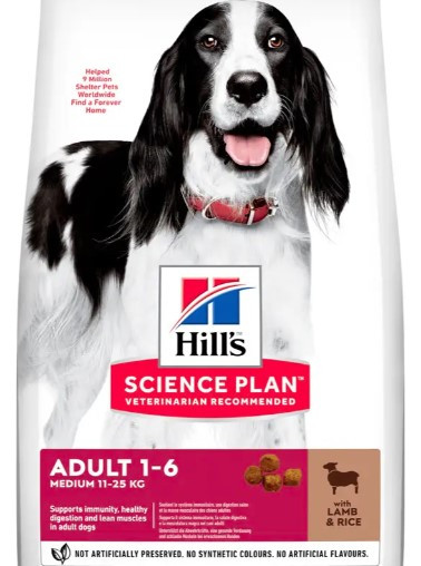 Hills SP Adult Medium Lamb 300г корм для собак з ягням