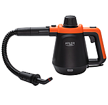 Пароочисник для прибирання будинку, парогенератор з комплектом насадок Adler AD 7038bo 2000 вт. 450 мл., фото 4