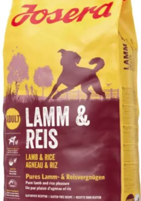 Josera Lamb and Rice 500г корм із ягням для собак
