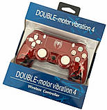 Джойстик бездротовий Double-Motor Vibration 4 Wireless Controller для PS4/PC Spiderman, фото 3