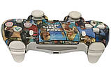 Джойстик бездротовий Double-Motor Vibration 4 Wireless Controller для PS4/PC Grand theft Auto, фото 5