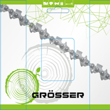 Ланцюг пильний Grosser 12" 1/4 63T (GCS 122)