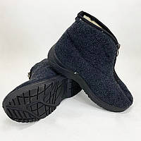 Черевики робочі на хутрі, Черевики робочі, Чоботи чоловічі утеплені короткі, Бурки низькі ZA-71