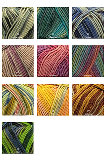 Електронна палітра пряжі La Mia Woolly Socks