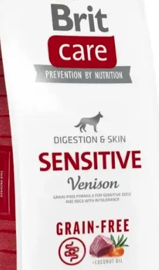 Brit Care Dog Grain-free Sensitive 300г беззерновой корм для собак  (оленина)