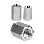 Гідравлічні адаптери прямі з внутрішнім різьбленням (бочонок)