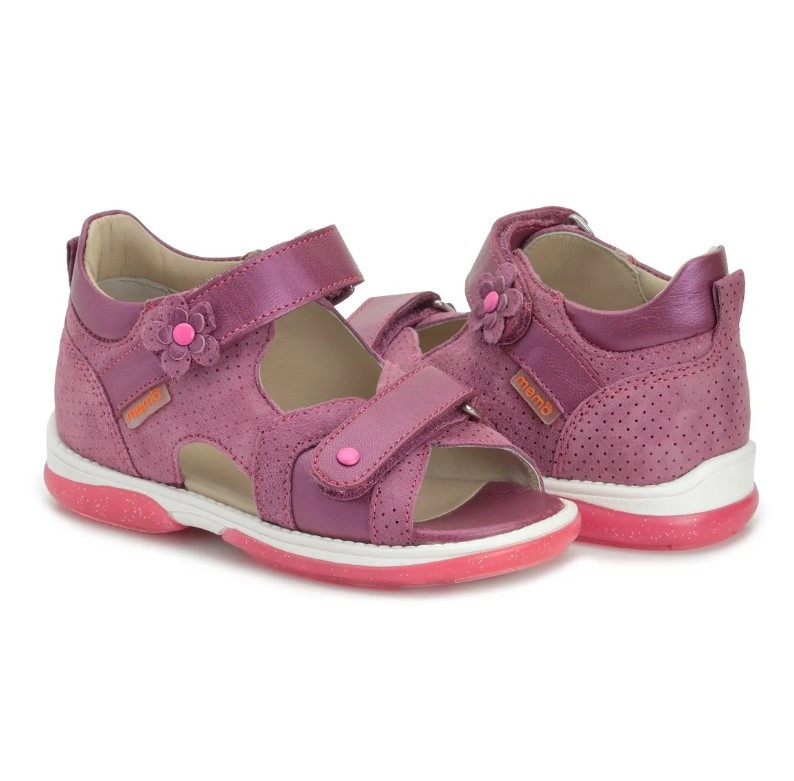 Босоніжки ортопедичні для дівчаток Memo Kristina 1JE, фото 1