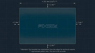Захисне гібридне скло на монітор 16.5" 9H TESLA MODEL Y 2025 -