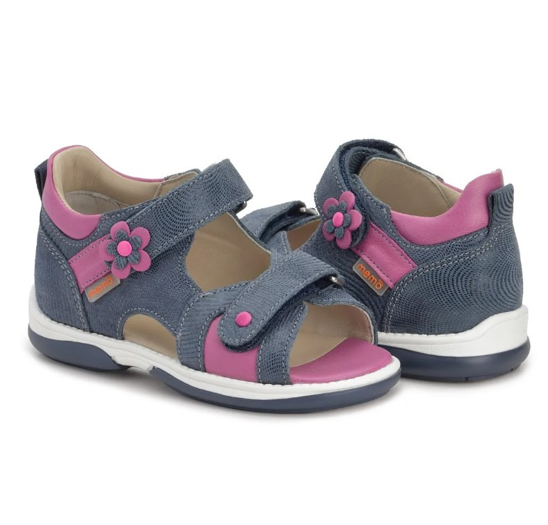 Босоніжки ортопедичні для дівчаток Memo Kristina 1DA, фото 1