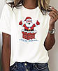 Жіноча футболка з Новорічним принтом, фото 2
