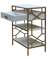 Столик-етажерка для косметолога тумба під апарати для салону краси Lux Style_Lv