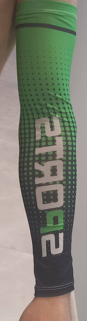 Нарукавники волейбольні, велоспорт, зелені, ціна за пару - фото покупців 4