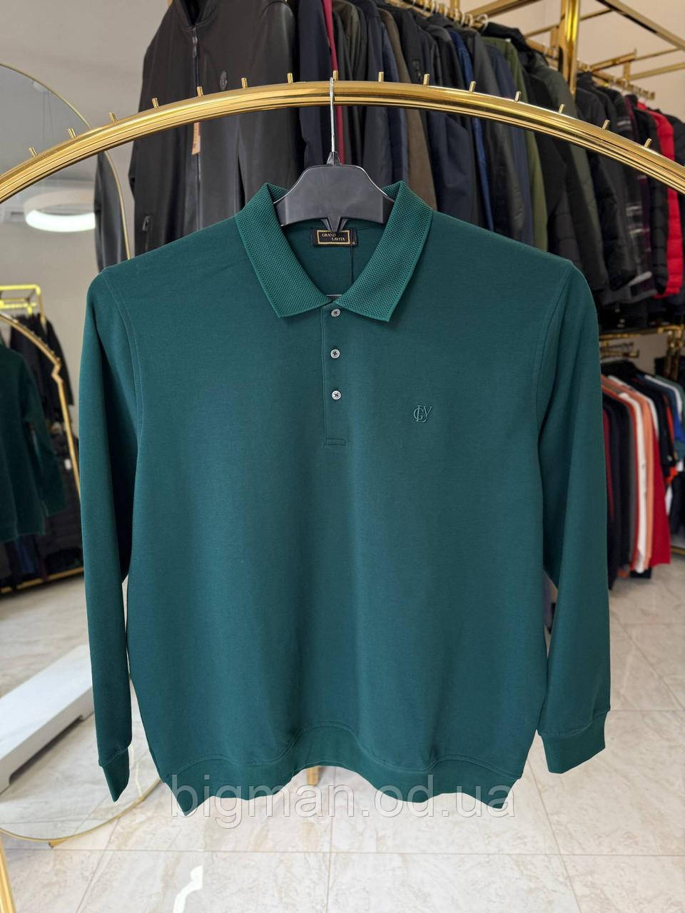 Базове поло GLV 5179 (батал) 3-7XL зелене