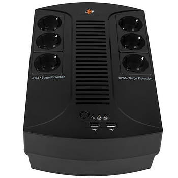 455Вт Джерело безперебійного живлення, 650VA-6PS / ДБЖ з вбудованою батареєю / Перетворювач напруг підлоговий