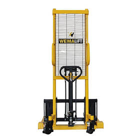 Гідравлічний вантажний штабелер WEMALIFT 1000 кг 1600 мм штабелер складський ручний вантажопідйомник ручний