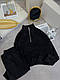 Жіночий базовий теплий осінній об'ємний м'який костюм двійка кофта худі на блискавці штани а манжетах фліс полар, фото 4