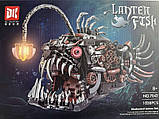 Конструктор 7042 механічний Риба-ліхтар із підсвічуванням, 1038 деталей, фото 2