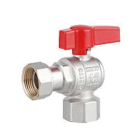 Thermo Alliance Standart Кран кульовий 3/4" В кутовий, PN40, з накидною гайкою TAS223W20