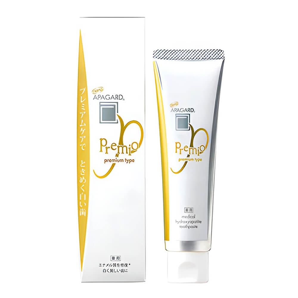 Японська відбілююча зубна паста з ремінералізуючим ефектом Apagard Premio 105g, фото 1