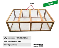 Дворівнева клітка для кролів HECHT CLAUDIE 104×50×104 см, фото 2