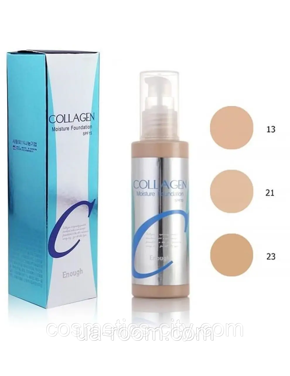 Тональный крем Enough Collagen Moisture Foundation SPF 15 (тон 23), 100 мл, фото 1