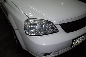 Установка биксеноновых линз G5 на Chevrolet Lacetti Sedan 2