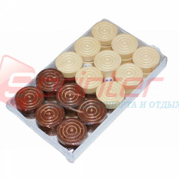 Набір дерев'яних фішок і кубиків. 7800