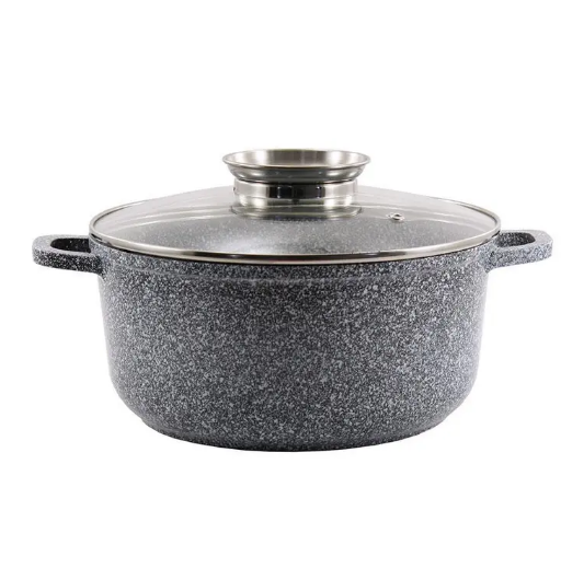 Каструля з мармуровим покриттям Zauberg 5.5л., фото 1