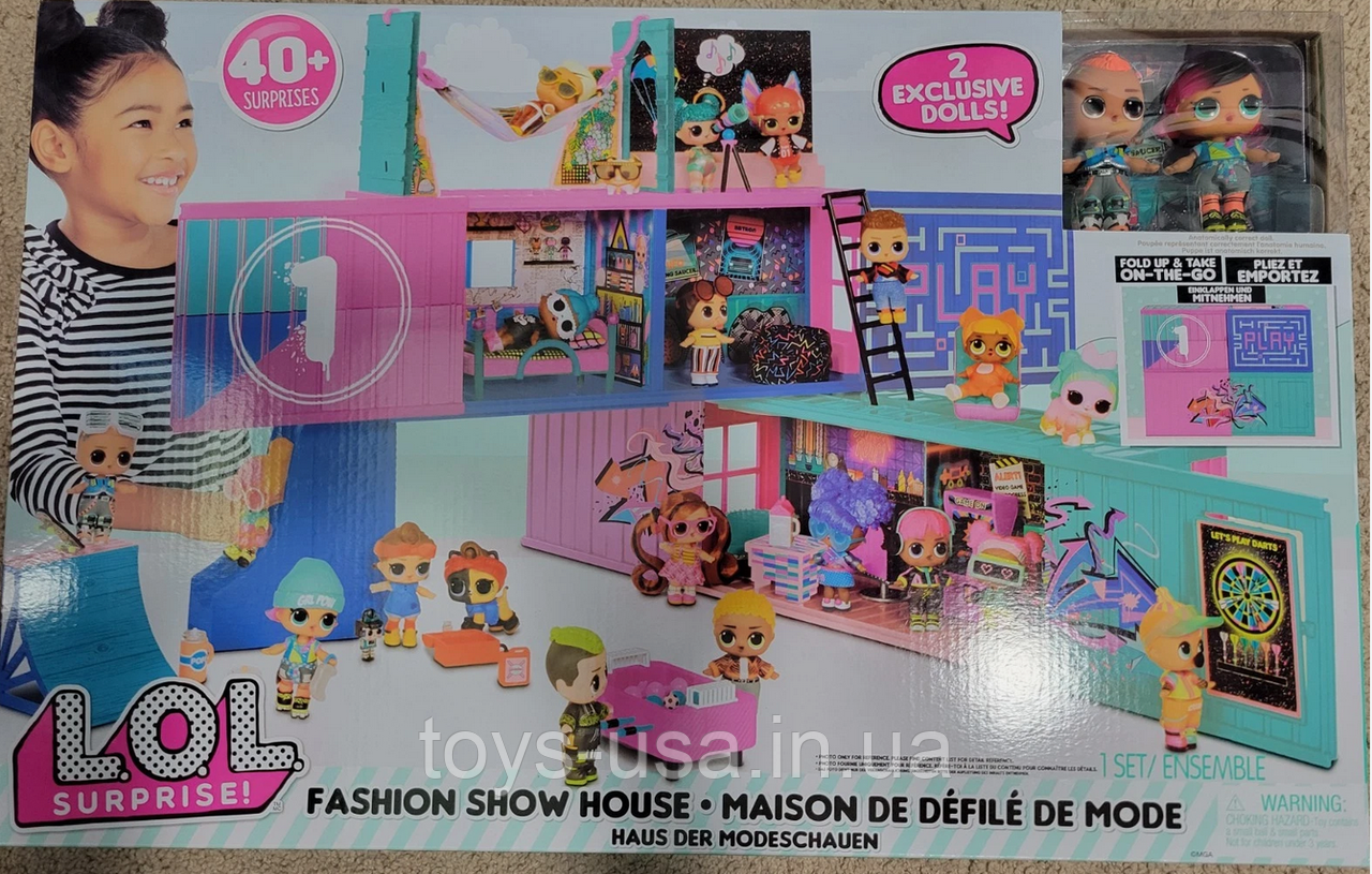 Ігровий набір L. O. L. Surprise Remix Clubhouse Fashion Show House Клуб лол будинок ремікс, фото 1