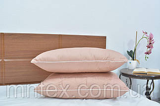 Подушка 50*70 см конопляна стьобана, Покриття Сатин Фраппе, фото 3