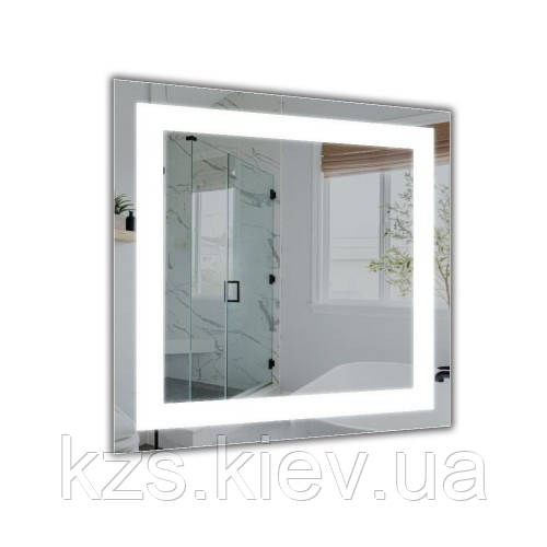 Дзеркало з LED підсвічуванням 600 х 600 мм, фото 1