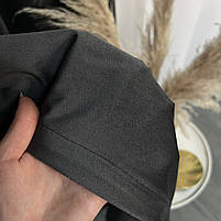 Штори оксамитові ALBO графітові 140×270 см, комплект 2 шт. (SH-930-16), фото 3